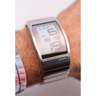 Наручные часы Phosphor World Time E-ink на электронных чернилах, металлический браслет. WC04